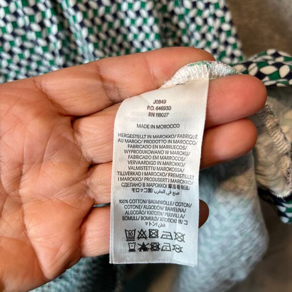 Boden FLORRIE FLORAL JERSEY DRESS IN MEADOW‎ GREEN ABSTRACT DIAMOND Sz 8P - Picture 5 of 7